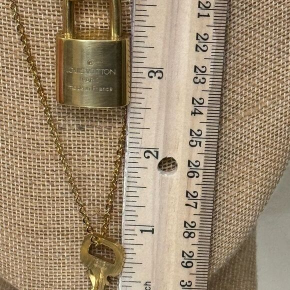 Louis Vuitton Lock and Key Necklace Set #320 - Picture 5 of 7